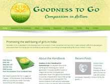 Tablet Screenshot of goodnesstogo.org